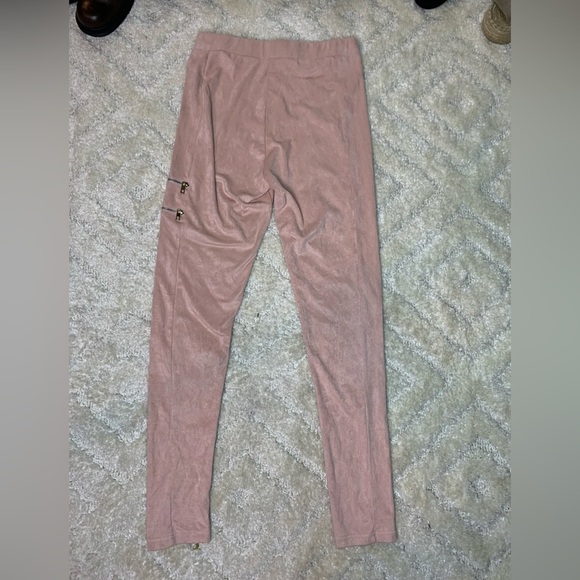 Y2K Privy Privately Privileged Dusty Pink Velvet Zipper Track Suit woman’s XS - Picture 6 of 16